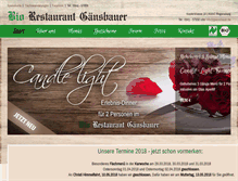 Tablet Screenshot of gaensbauer.de